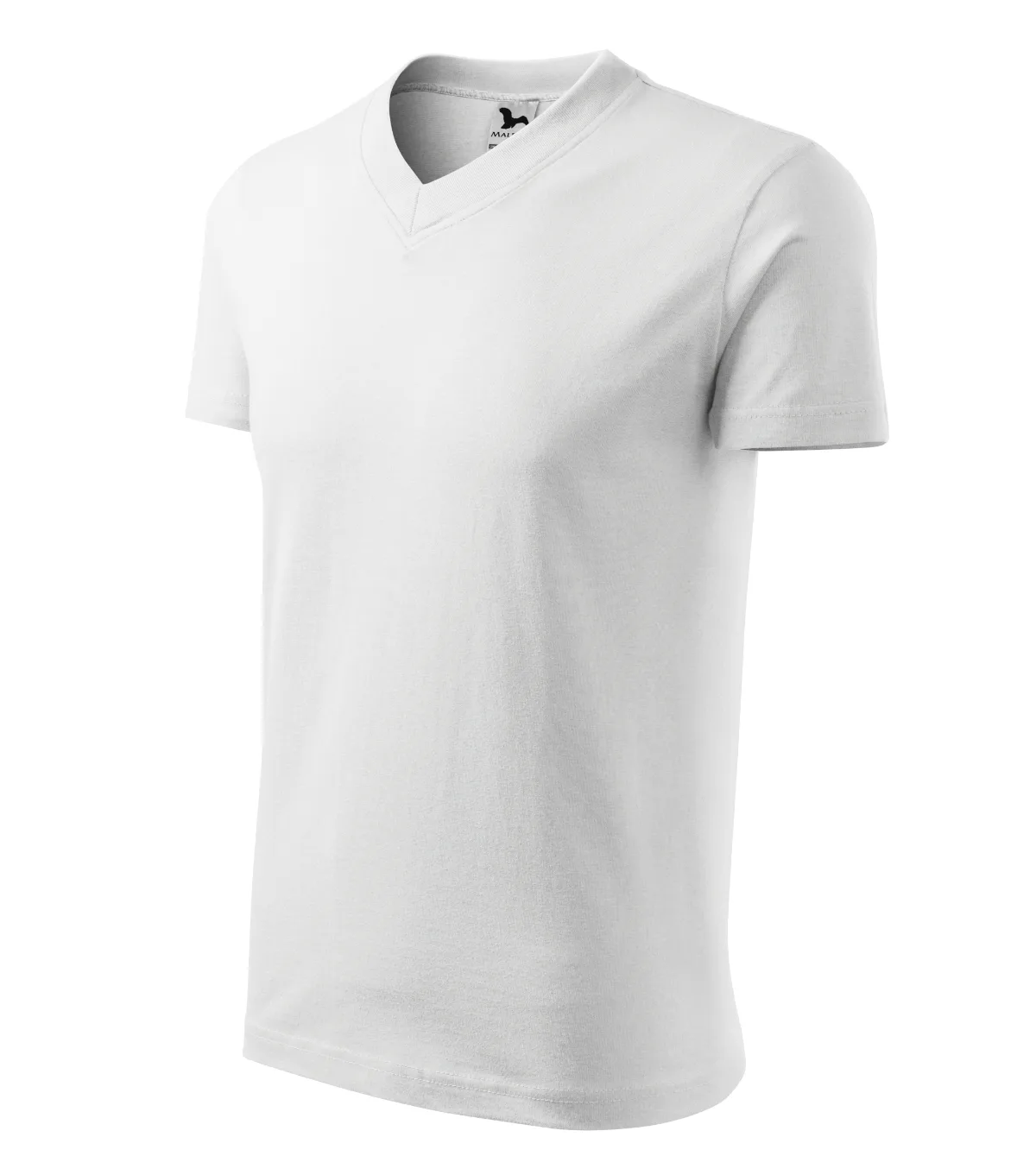 Tričko MALFINI V-neck 102, unisex, bílá