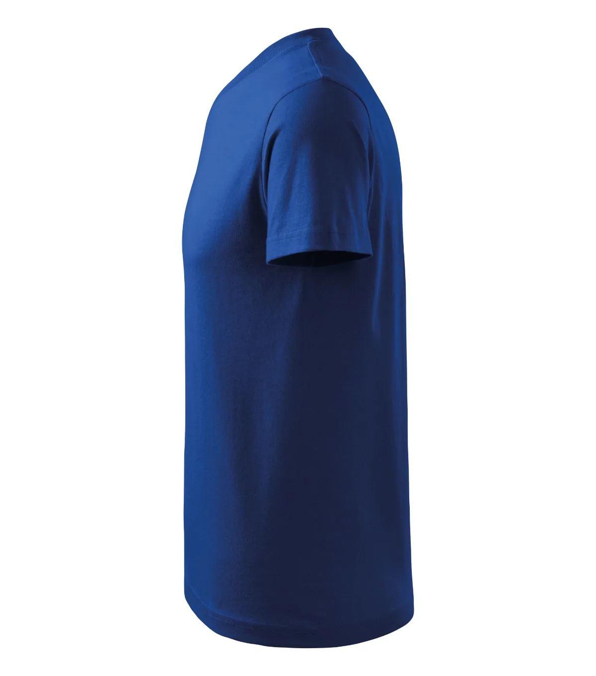 Tričko MALFINI V-neck 102, unisex, královská modrá - Obrázek 3