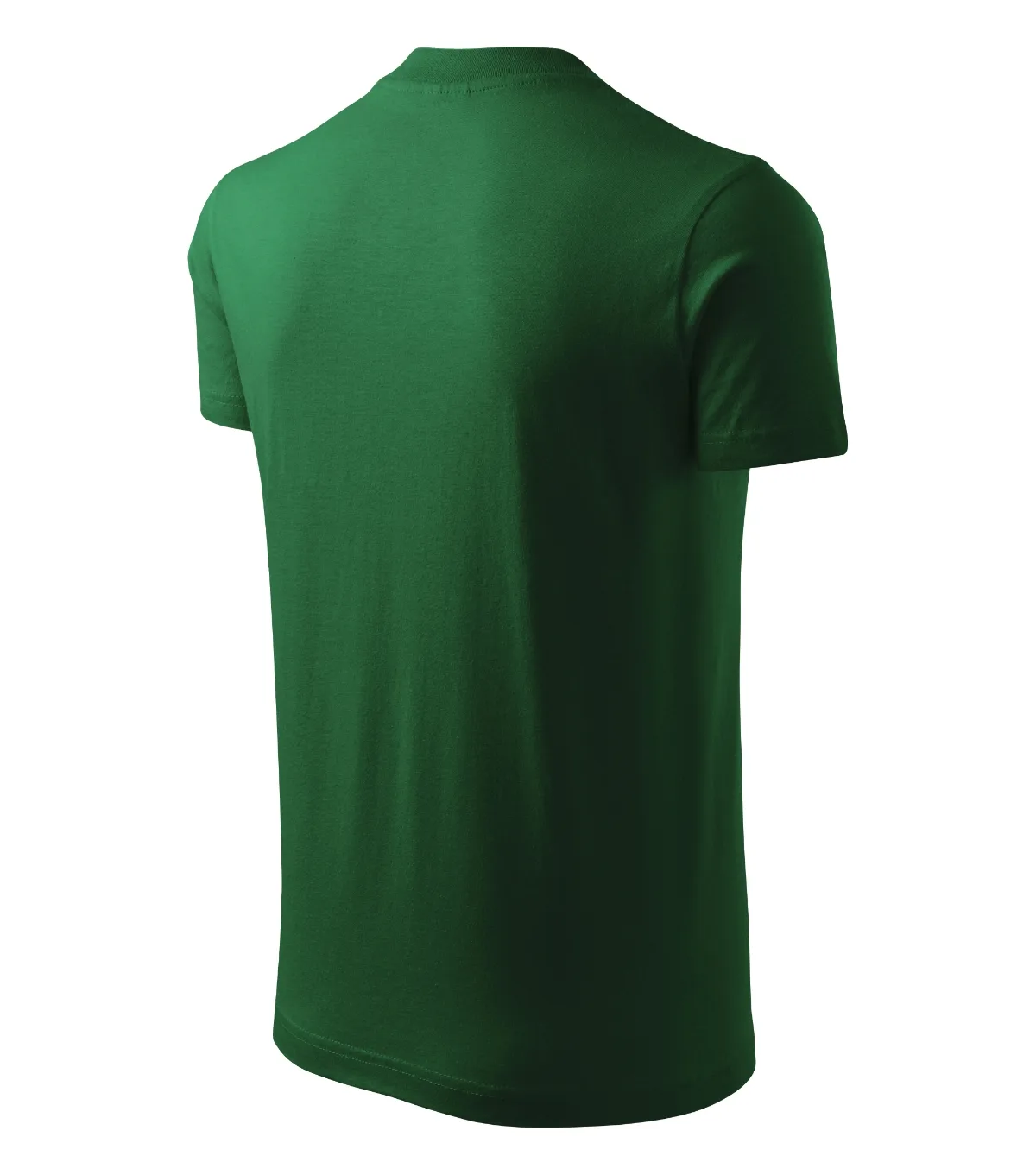 Tričko MALFINI V-neck 102, unisex, lahvově zelená - Obrázek 4
