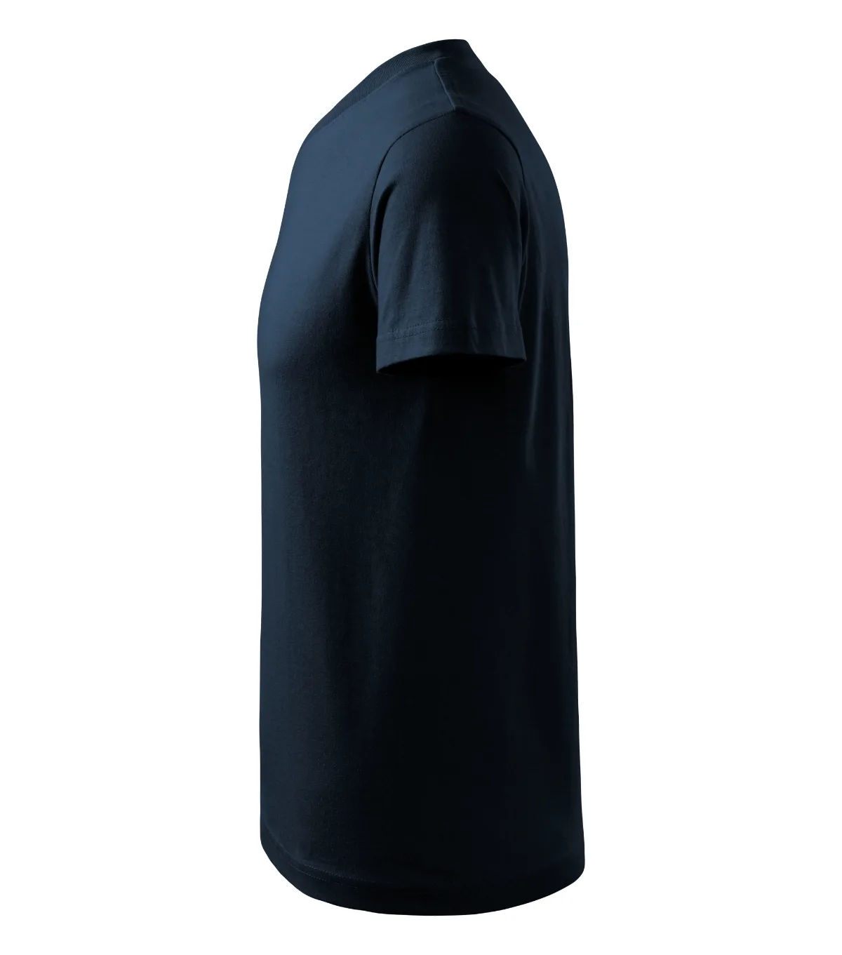 Tričko MALFINI V-neck 102, unisex, námořní modrá - Obrázek 3