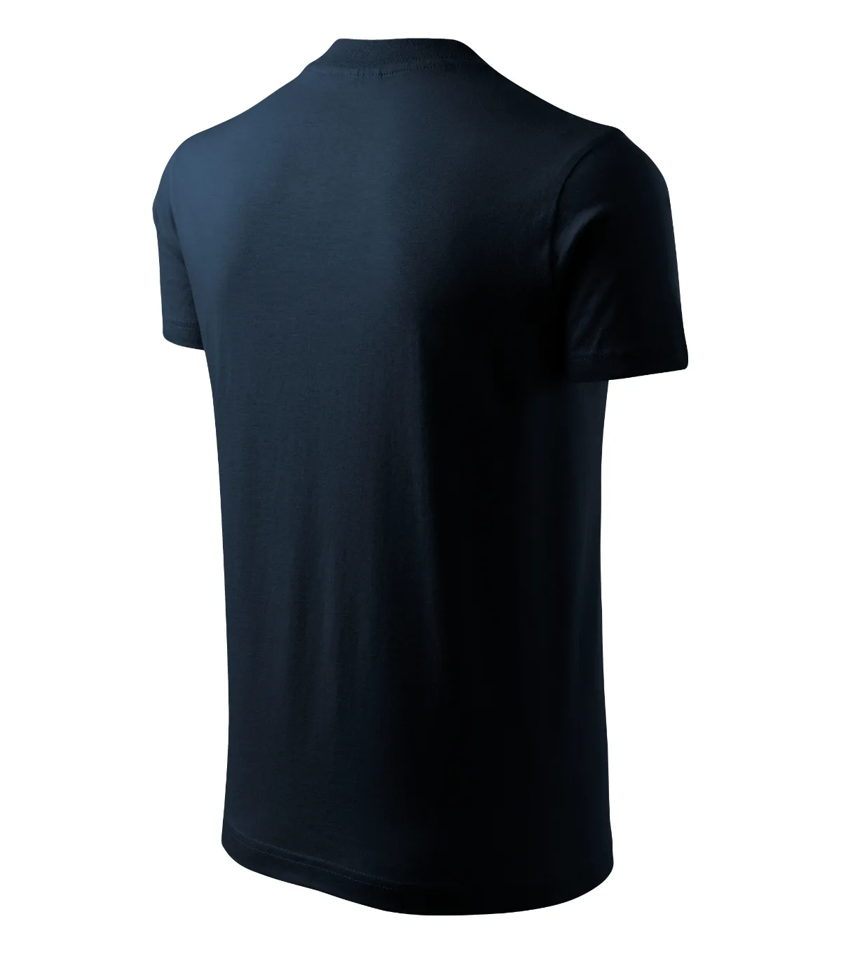 Tričko MALFINI V-neck 102, unisex, námořní modrá - Obrázek 4