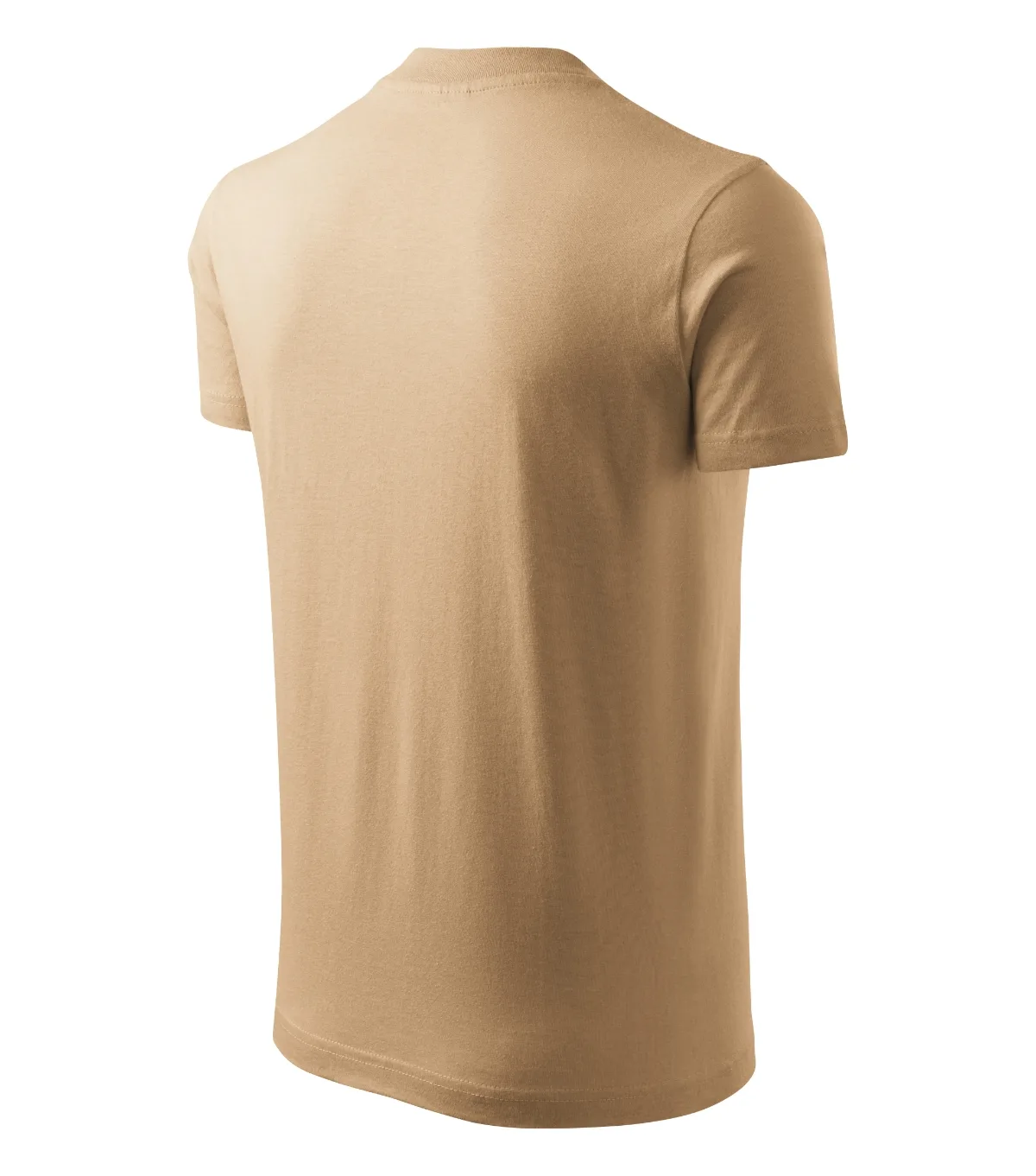 Tričko MALFINI V-neck 102, unisex, písková - Obrázek 4