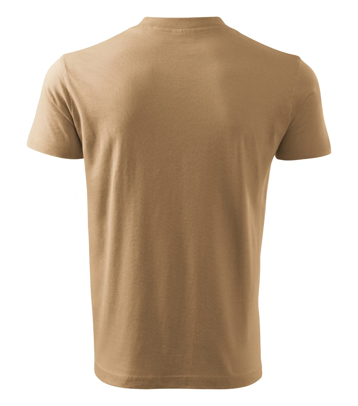 Tričko MALFINI V-neck 102, unisex, písková - Obrázek 5