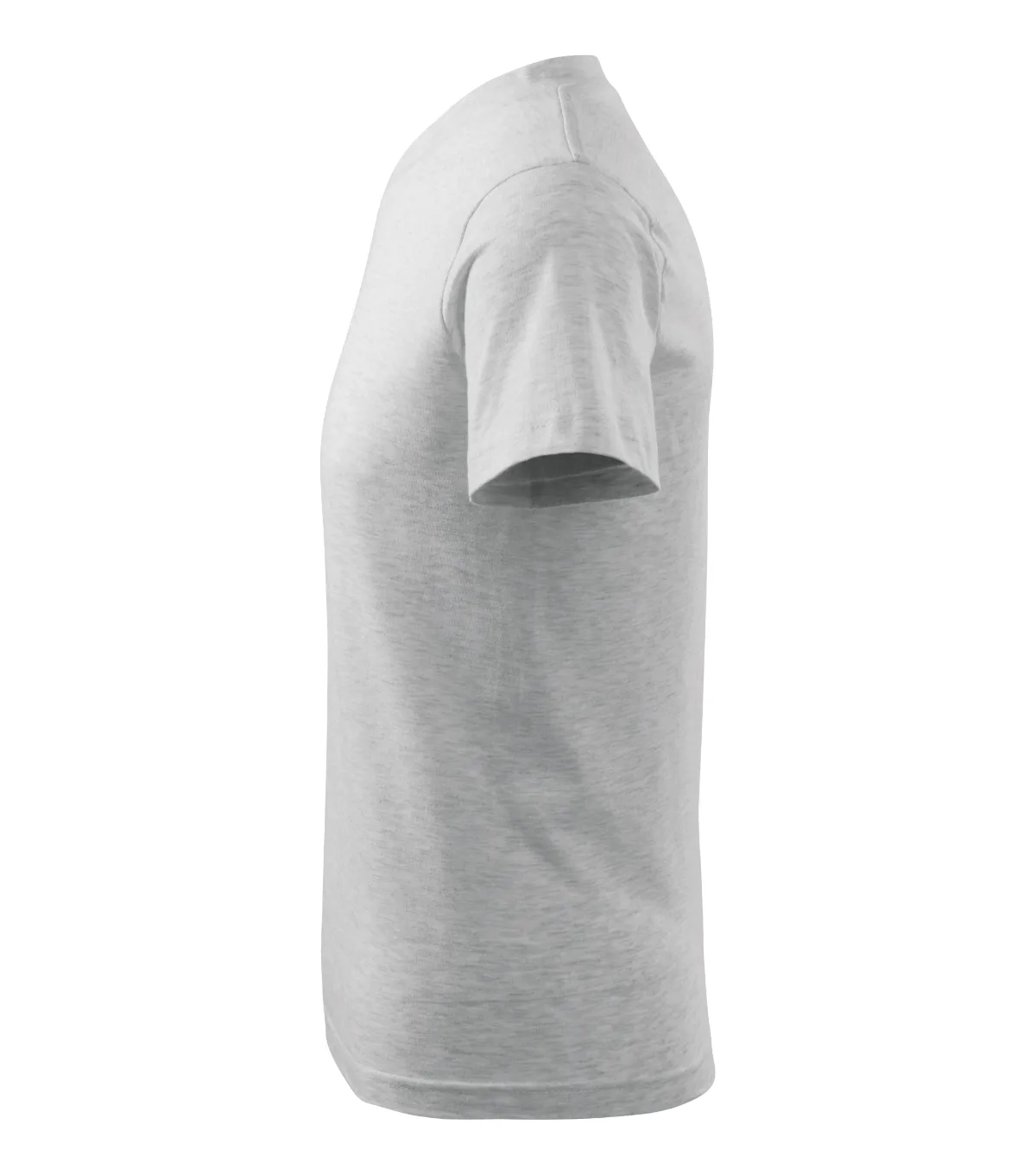 Tričko MALFINI V-neck 102, unisex, světle šedý melír - Obrázek 3