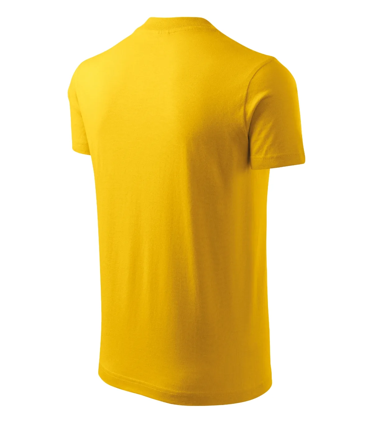 Tričko MALFINI V-neck 102, unisex, žlutá - Obrázek 4