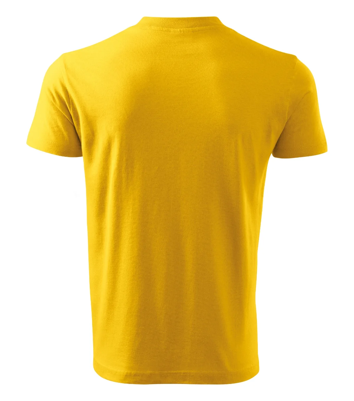 Tričko MALFINI V-neck 102, unisex, žlutá - Obrázek 5