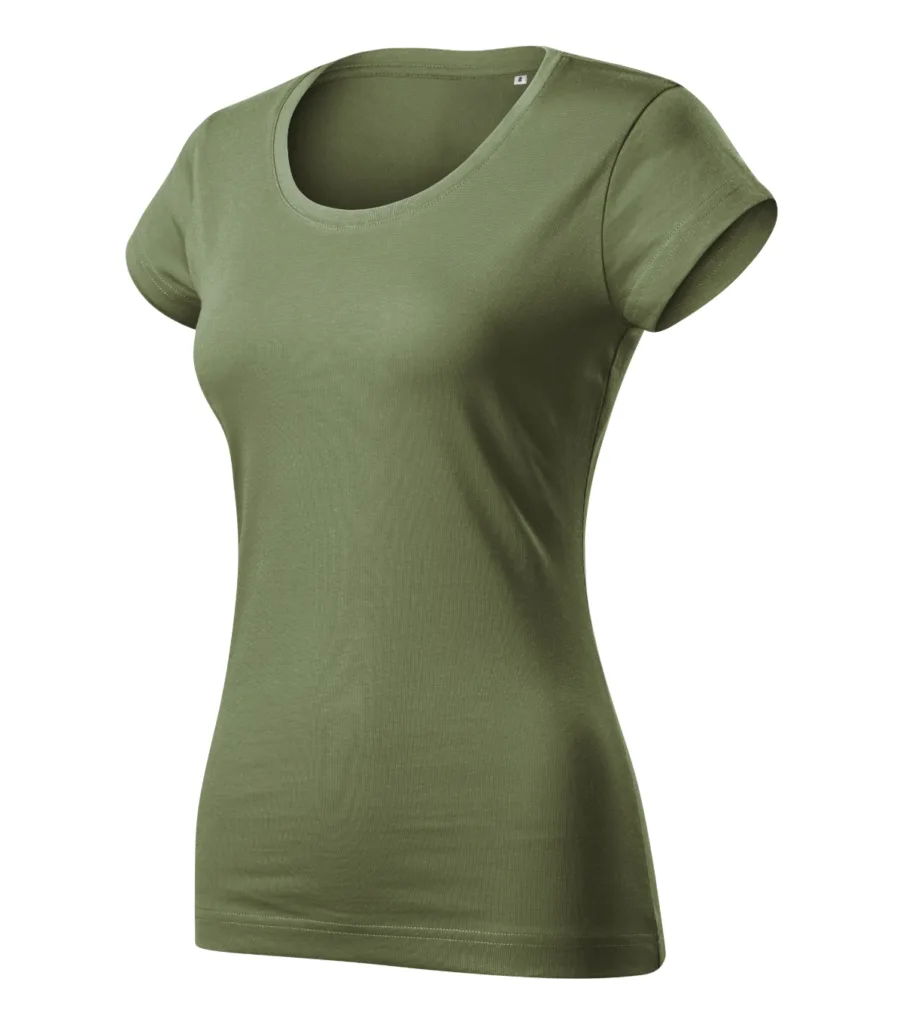 Tričko MALFINI Viper Free F61, dámské, khaki