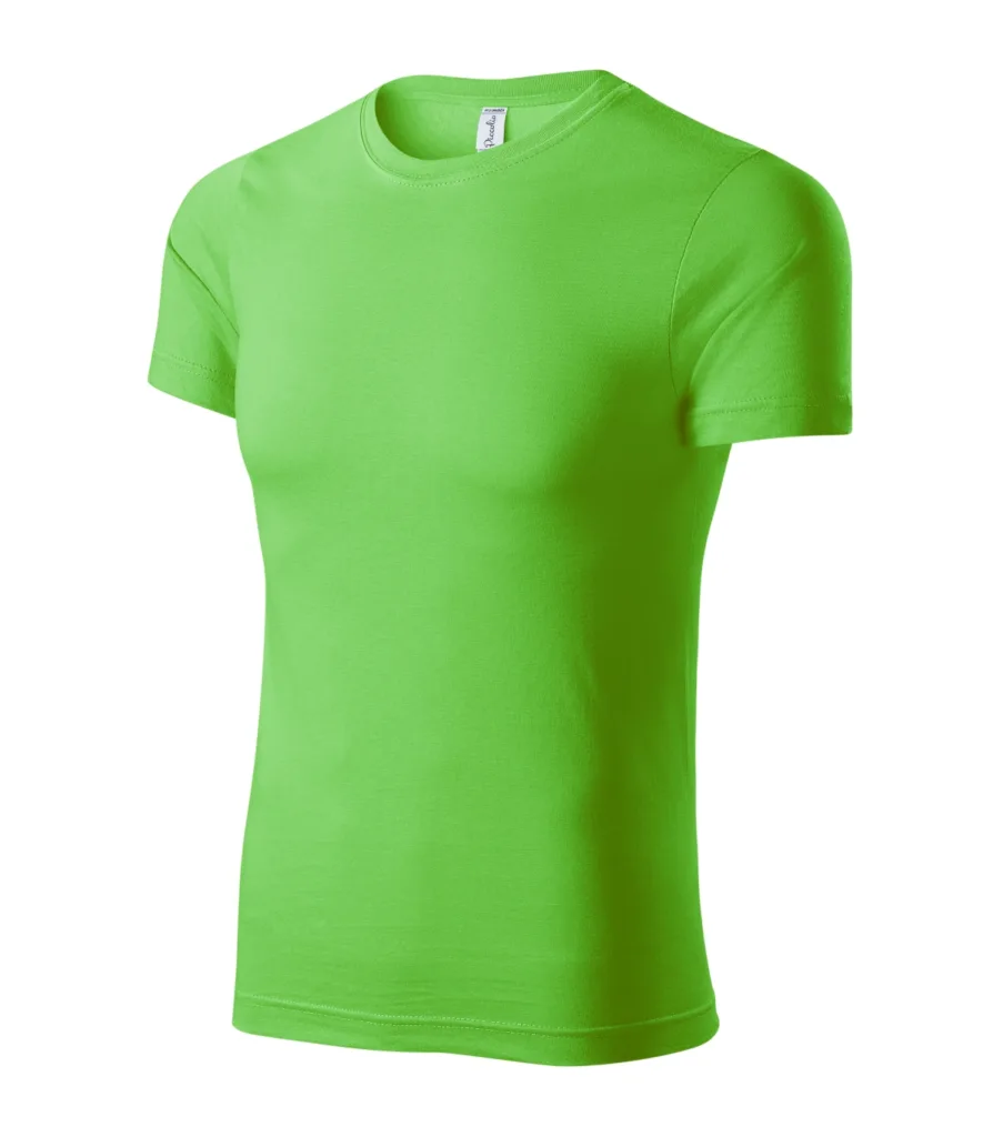 Tričko PICCOLIO Paint P73, unisex, apple green
