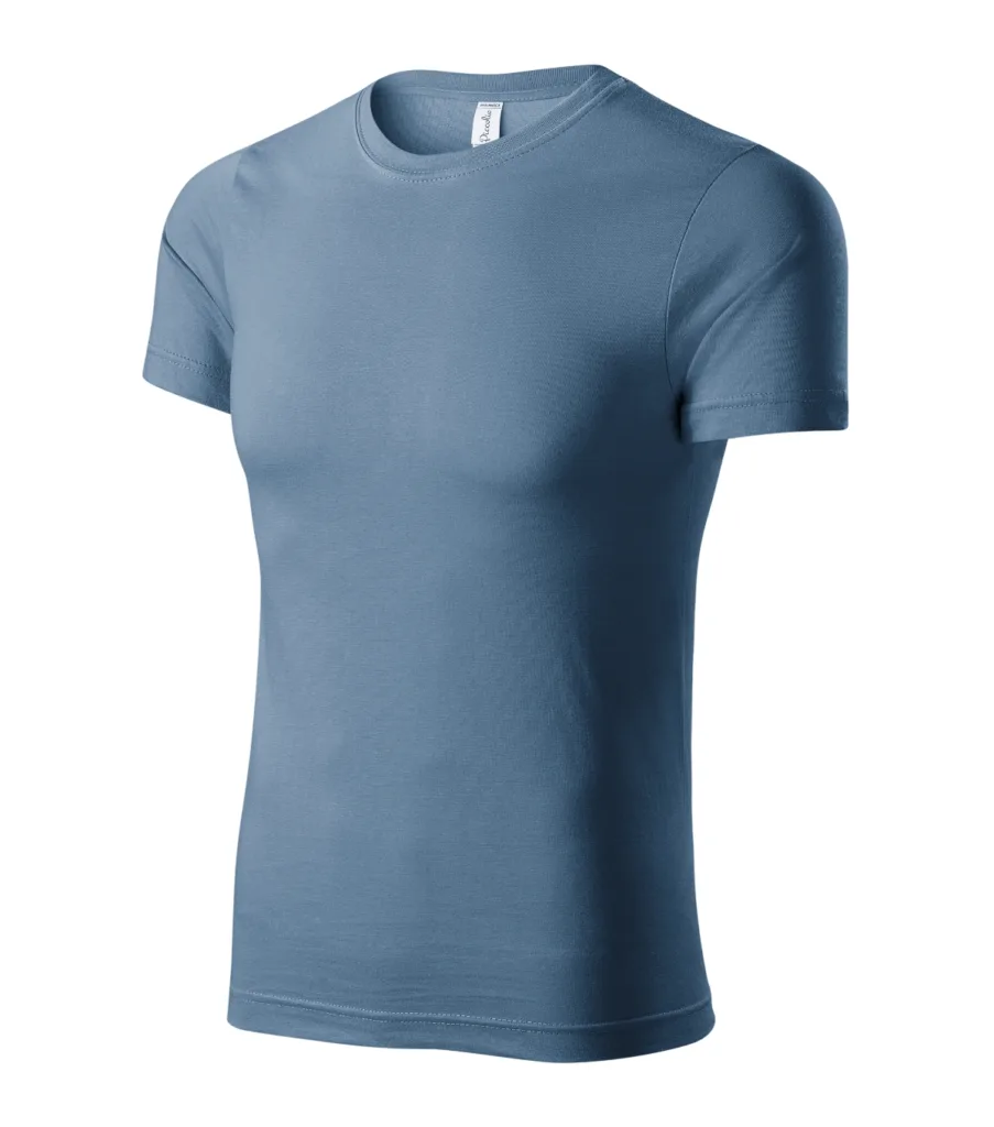 Tričko PICCOLIO Paint P73, unisex, denim