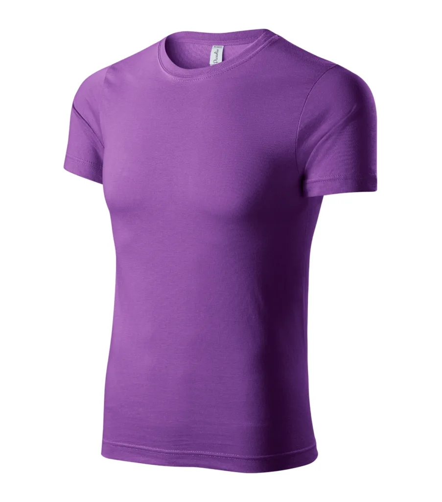 Tričko PICCOLIO Paint P73, unisex, fialová