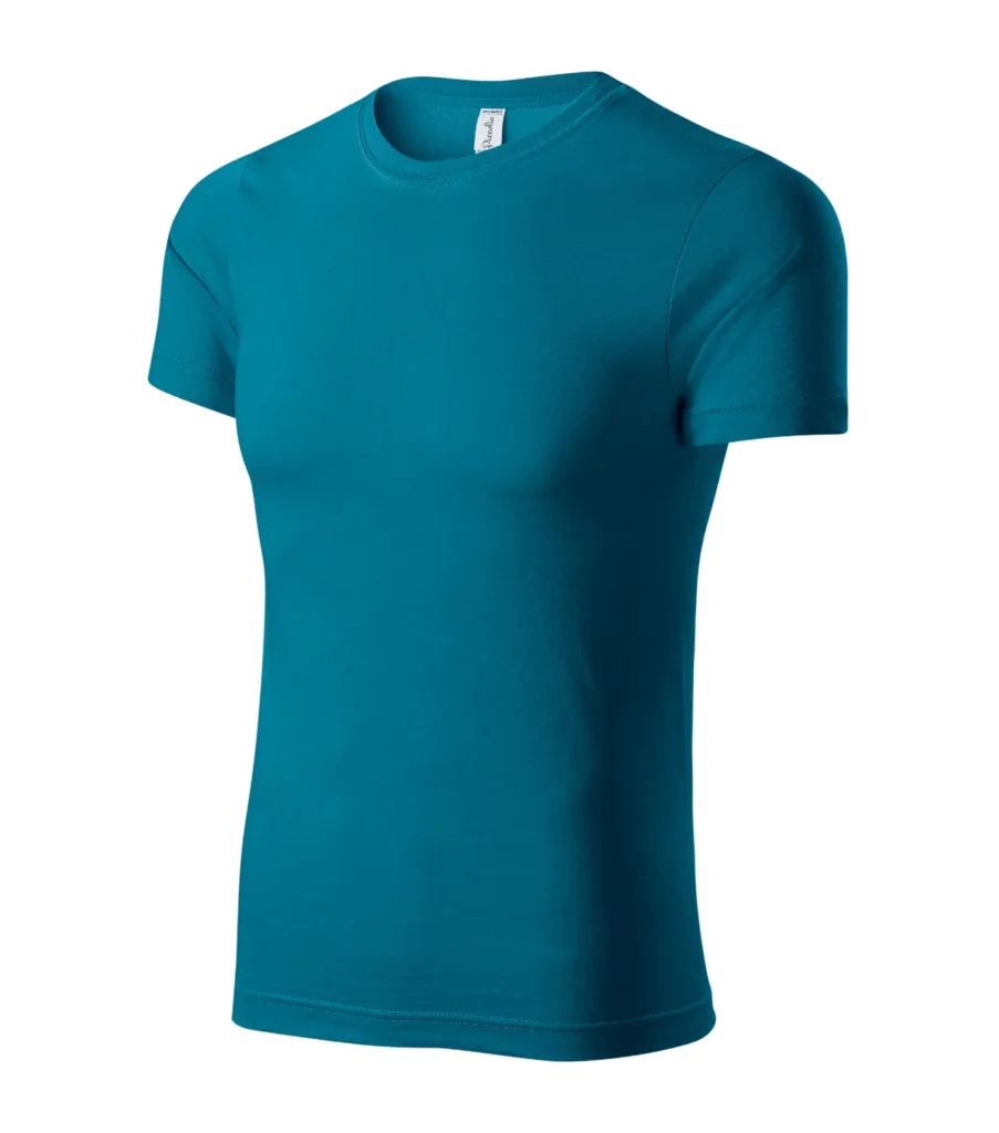 Tričko PICCOLIO Paint P73, unisex, petrolejová