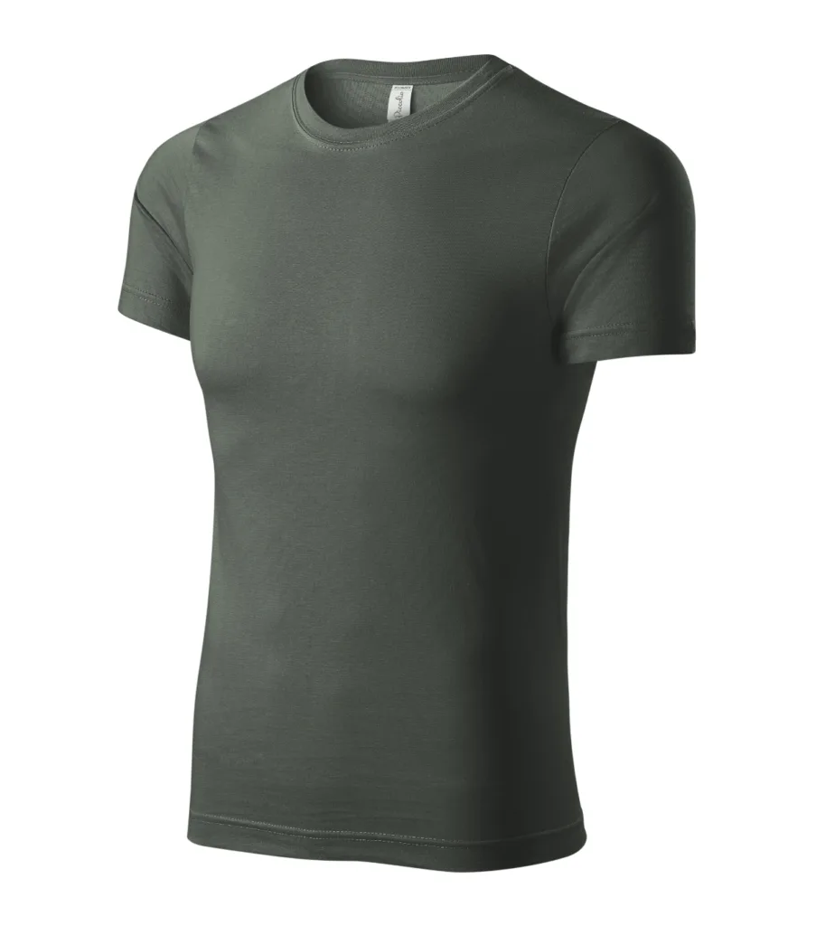 Tričko PICCOLIO Paint P73, unisex, tmavá břidlice