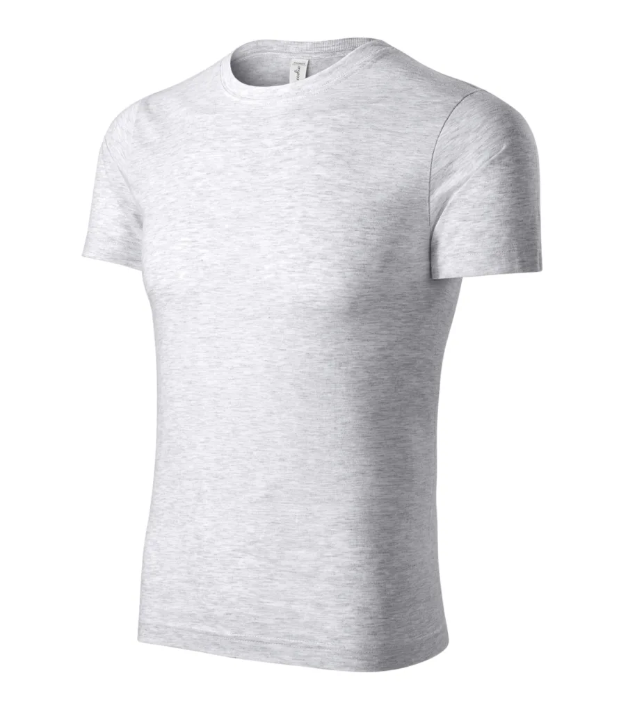 Tričko PICCOLIO Peak P74, unisex, světle šedý melír
