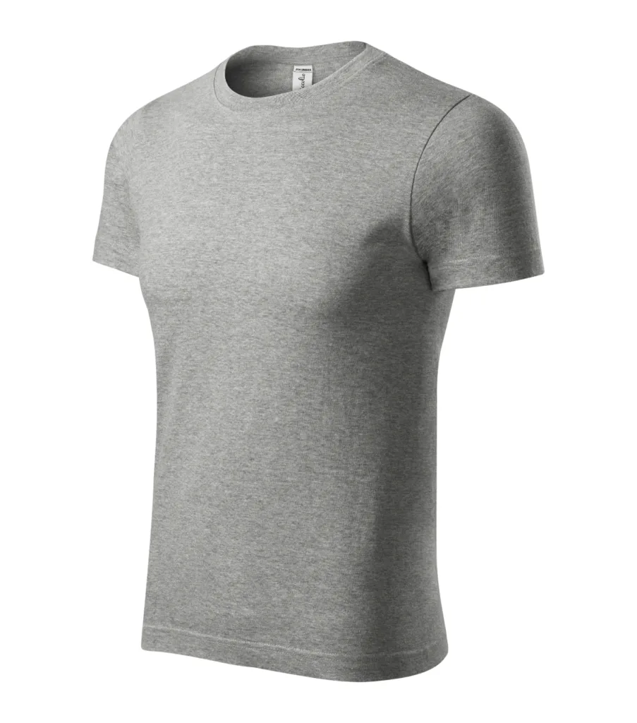 Tričko PICCOLIO Peak P74, unisex, tmavě šedý melír