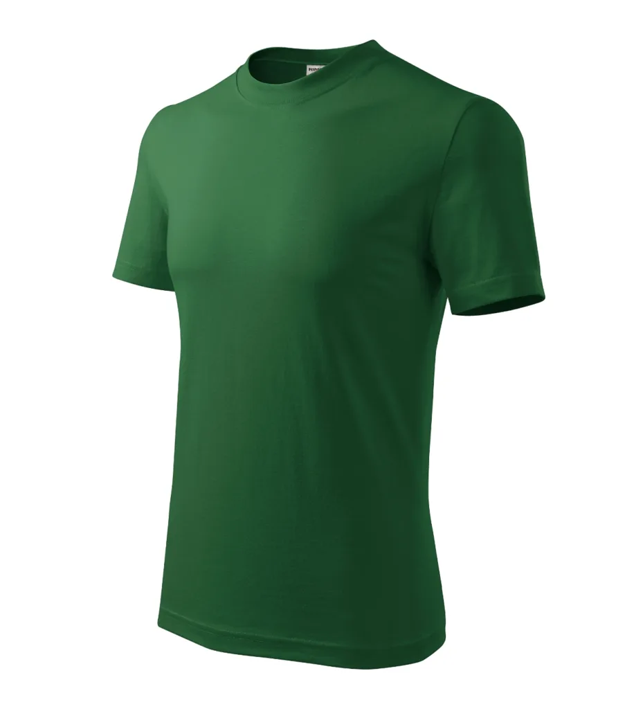 Tričko RIMECK Base R06, unisex, lahvově zelená
