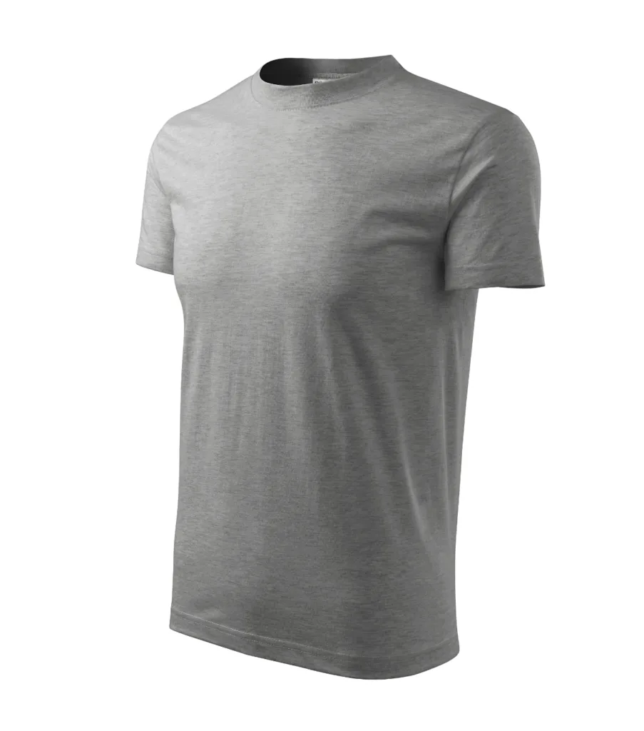 Tričko RIMECK Base R06, unisex, tmavě šedý melír