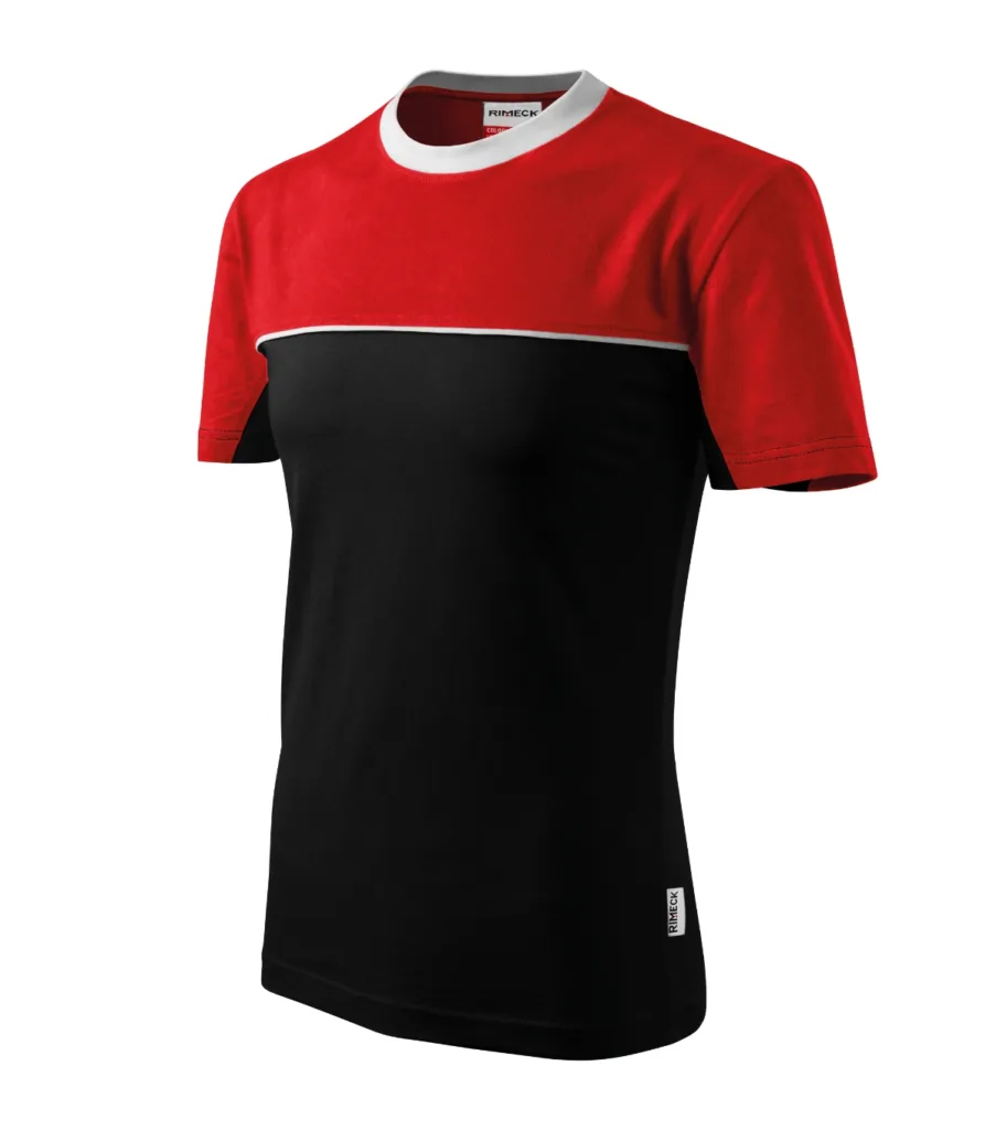 Tričko RIMECK Colormix 109, unisex, černá