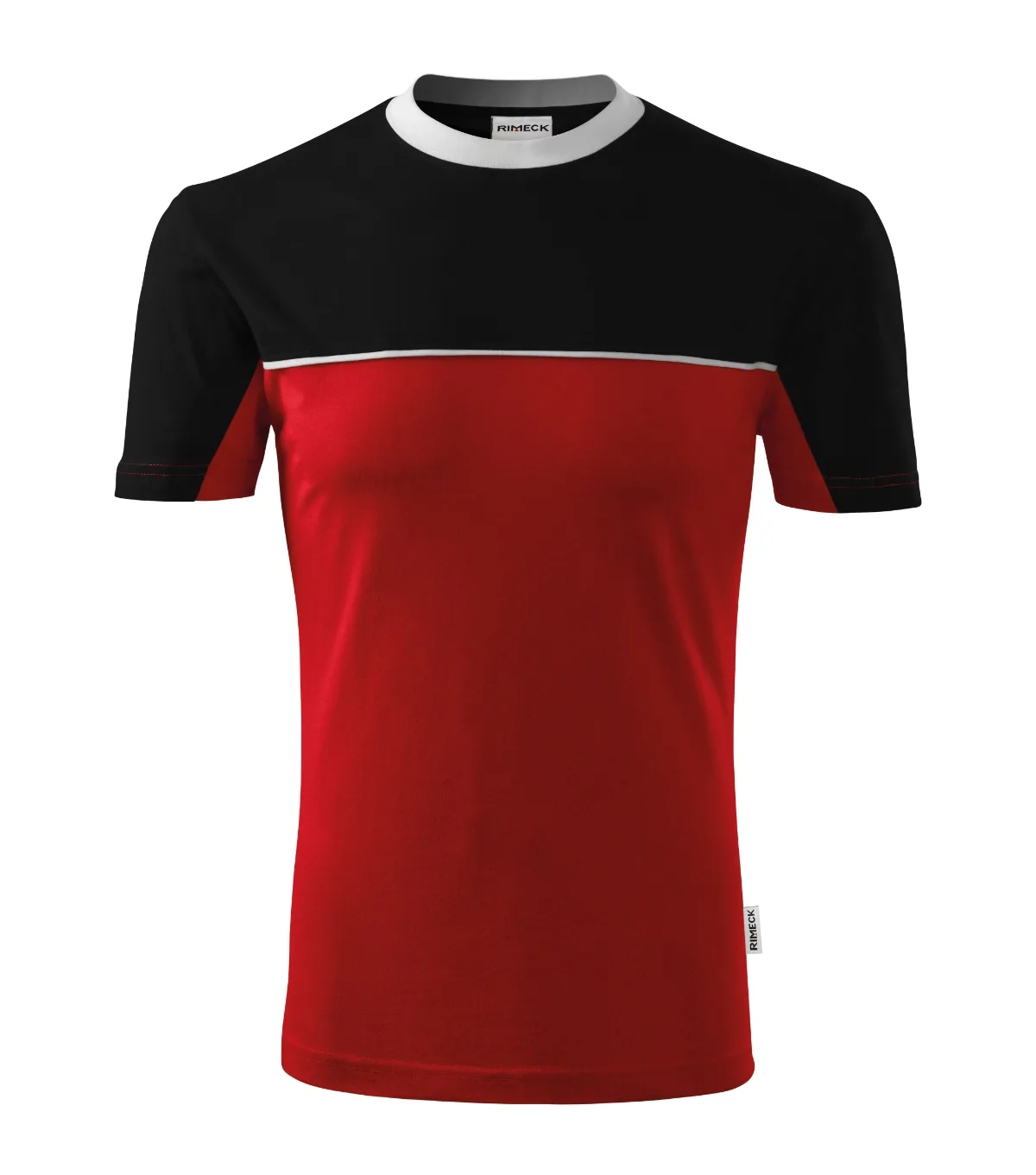 Tričko RIMECK Colormix 109, unisex, červená - Obrázek 2