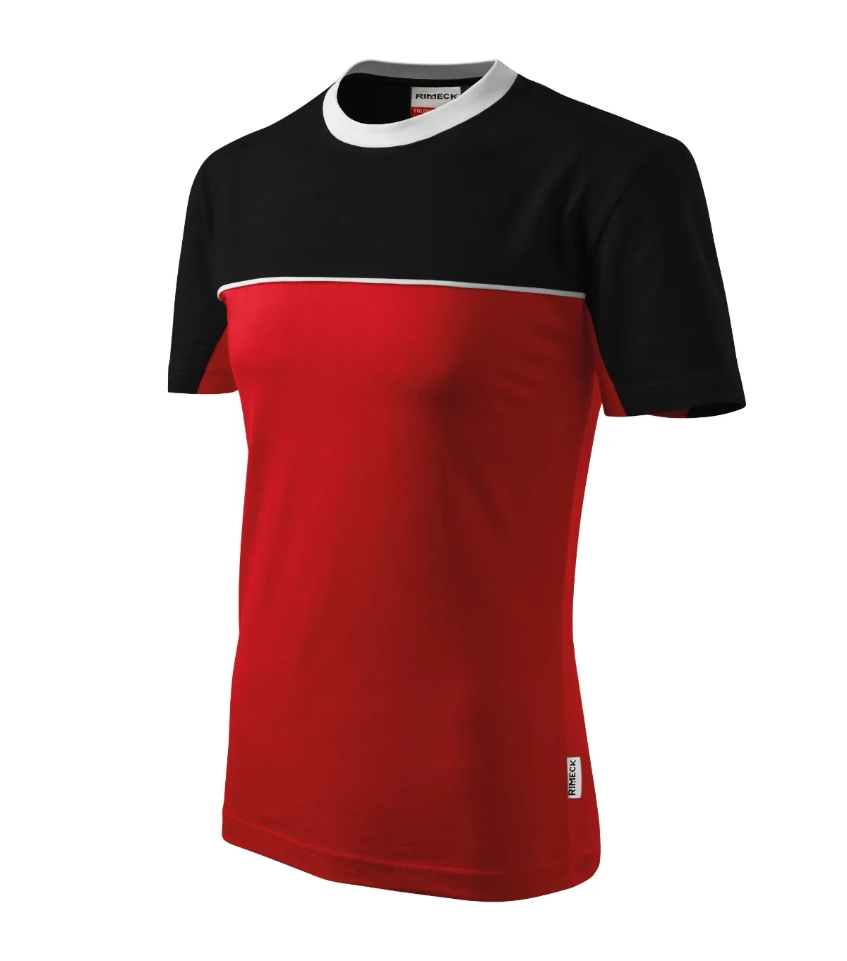 Tričko RIMECK Colormix 109, unisex, červená