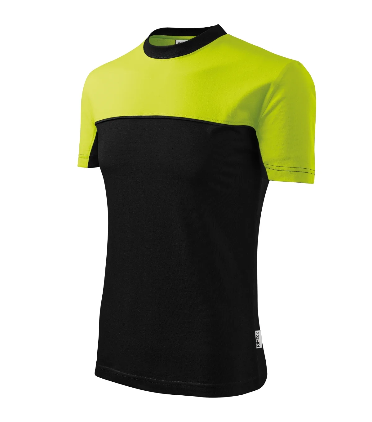 Tričko RIMECK Colormix 109, unisex, limetková