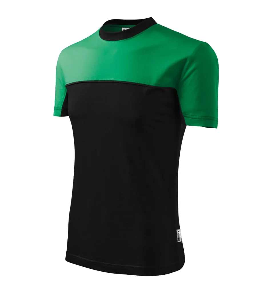 Tričko RIMECK Colormix 109, unisex, středně zelená