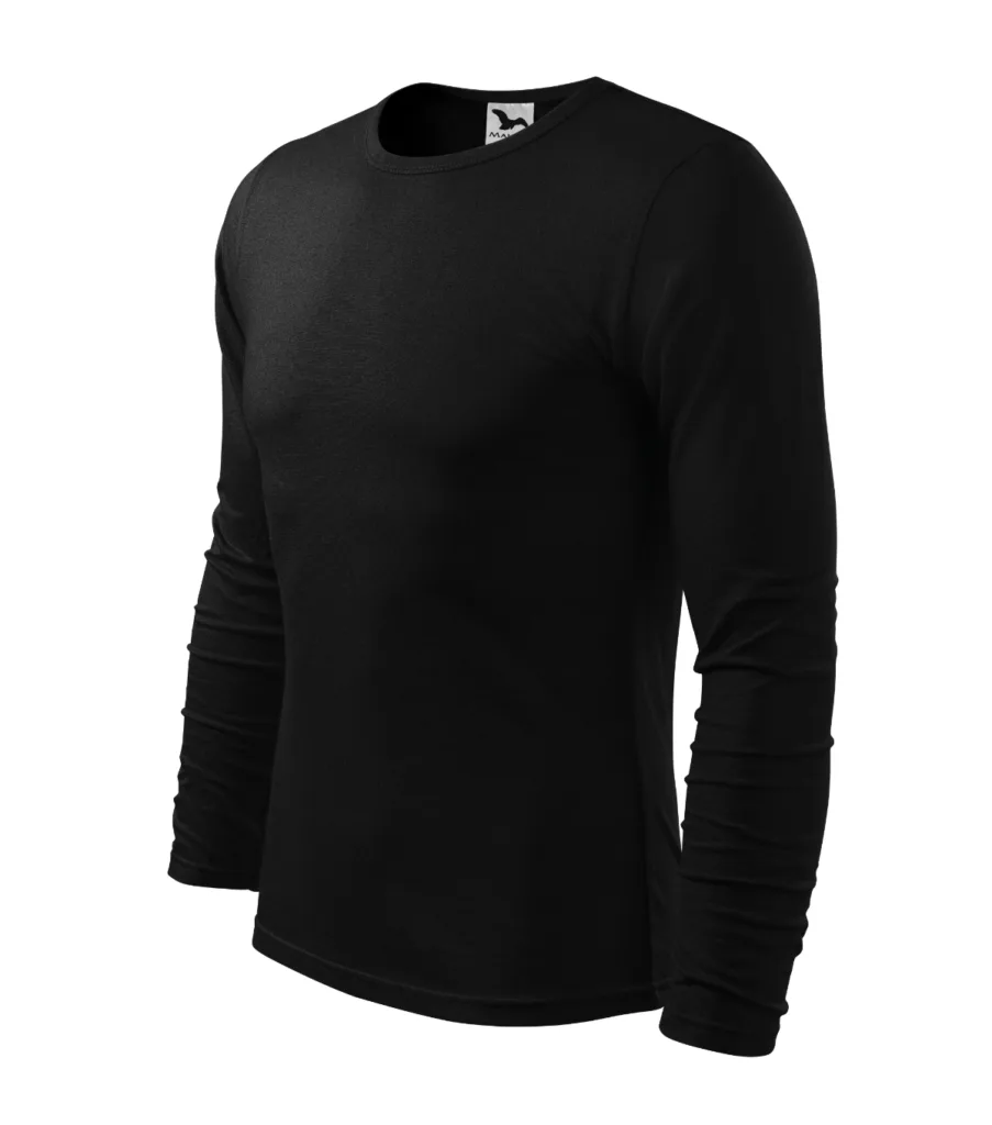 Triko MALFINI Fit-T LS 119, pánské, černá