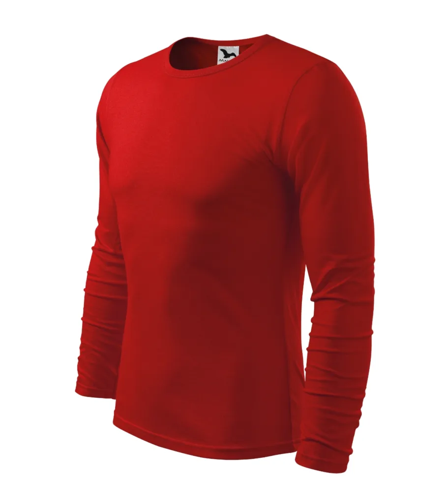 Triko MALFINI Fit-T LS 119, pánské, červená