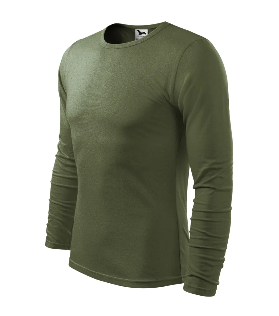Triko MALFINI Fit-T LS 119, pánské, khaki