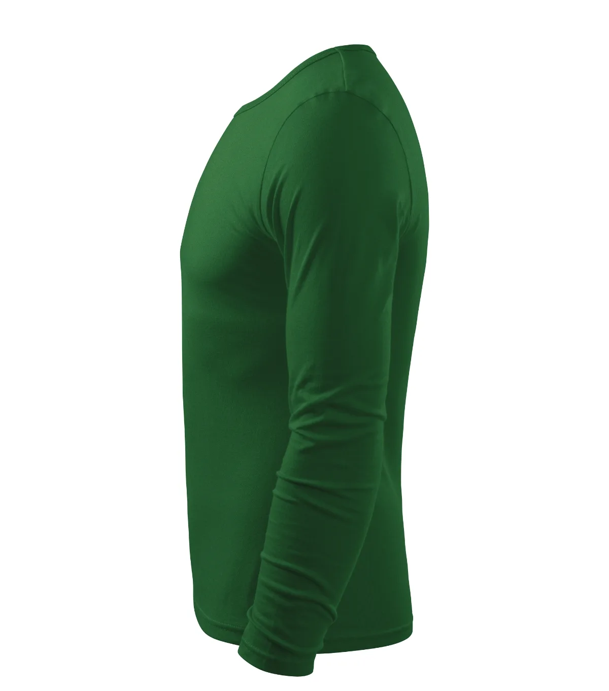 Triko MALFINI Fit-T LS 119, pánské, lahvově zelená - Obrázek 3