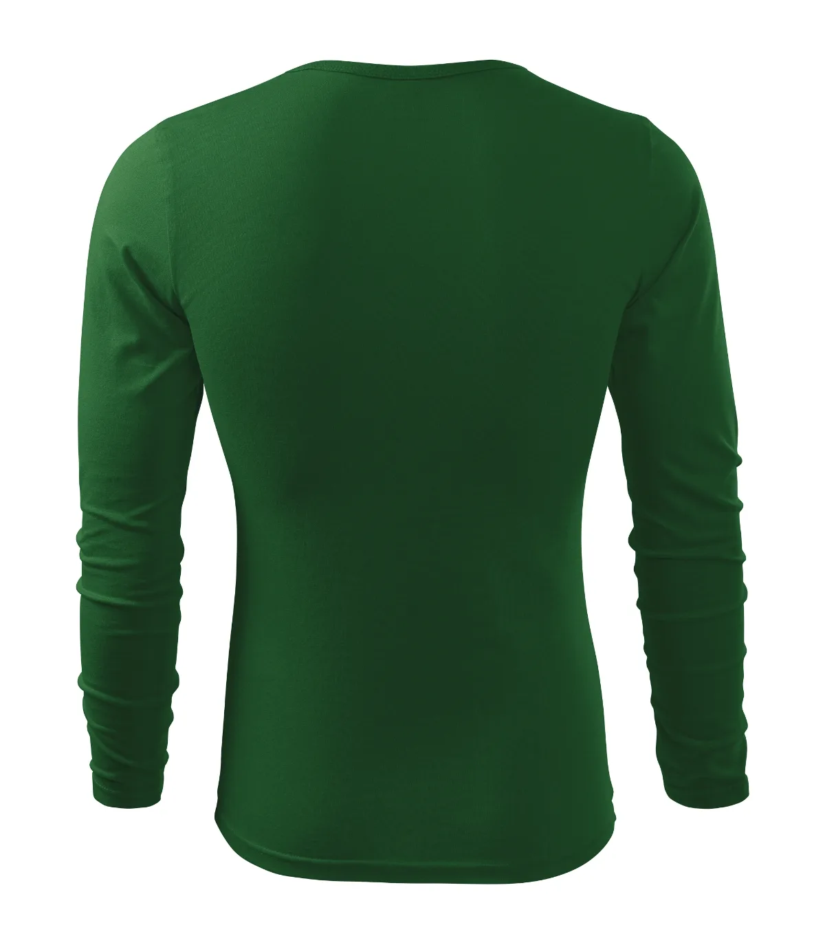 Triko MALFINI Fit-T LS 119, pánské, lahvově zelená - Obrázek 4