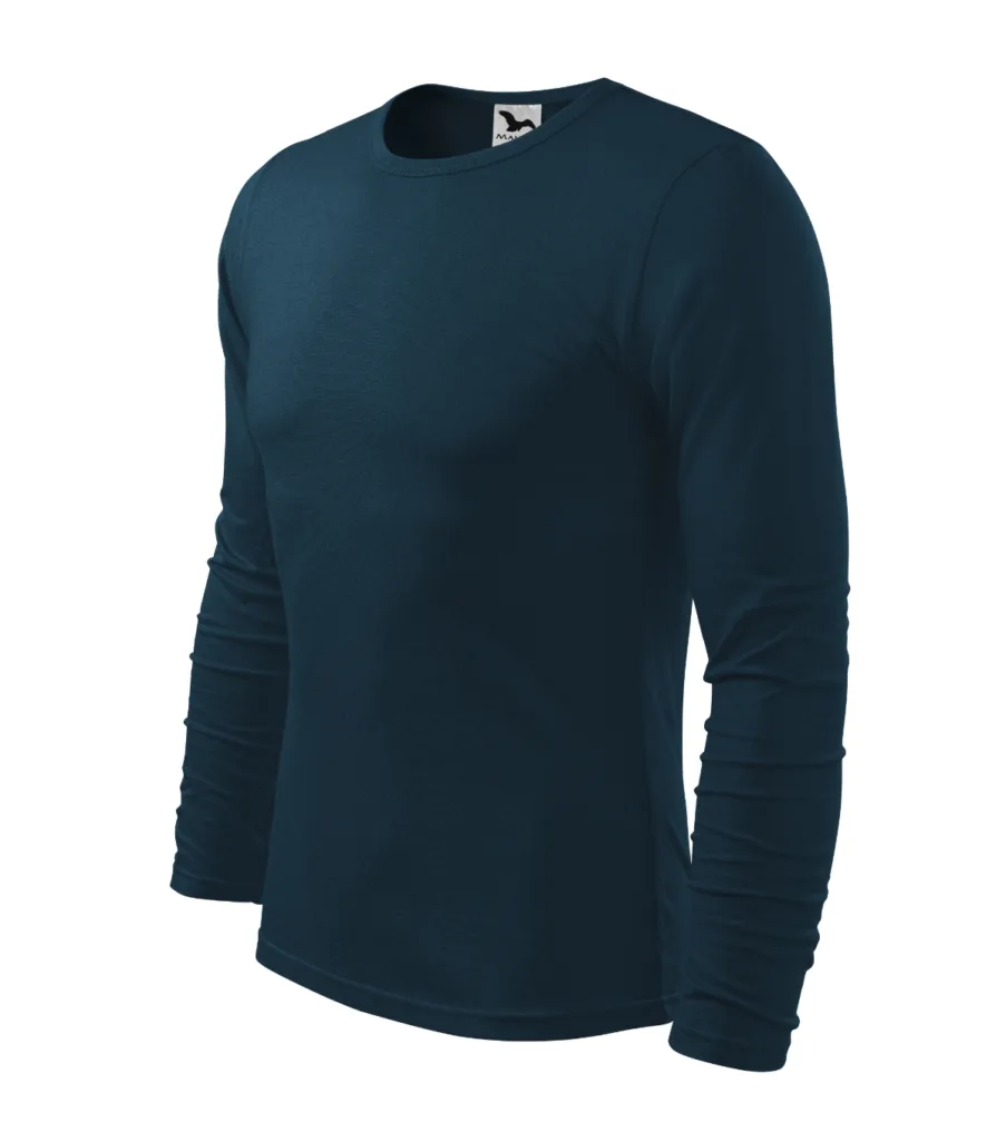 Triko MALFINI Fit-T LS 119, pánské, námořní modrá
