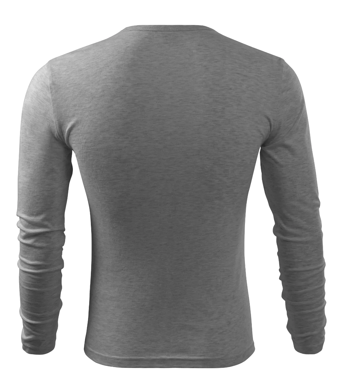 Triko MALFINI Fit-T LS 119, pánské, tmavě šedý melír - Obrázek 4