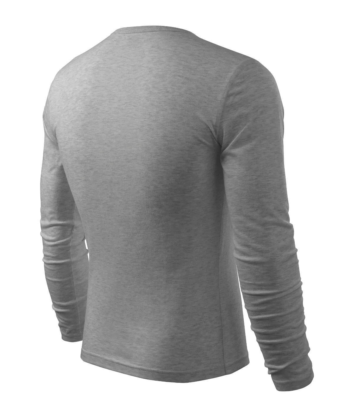 Triko MALFINI Fit-T LS 119, pánské, tmavě šedý melír - Obrázek 5