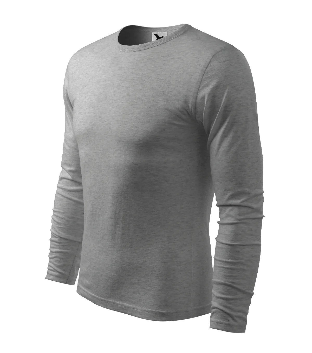 Triko MALFINI Fit-T LS 119, pánské, tmavě šedý melír