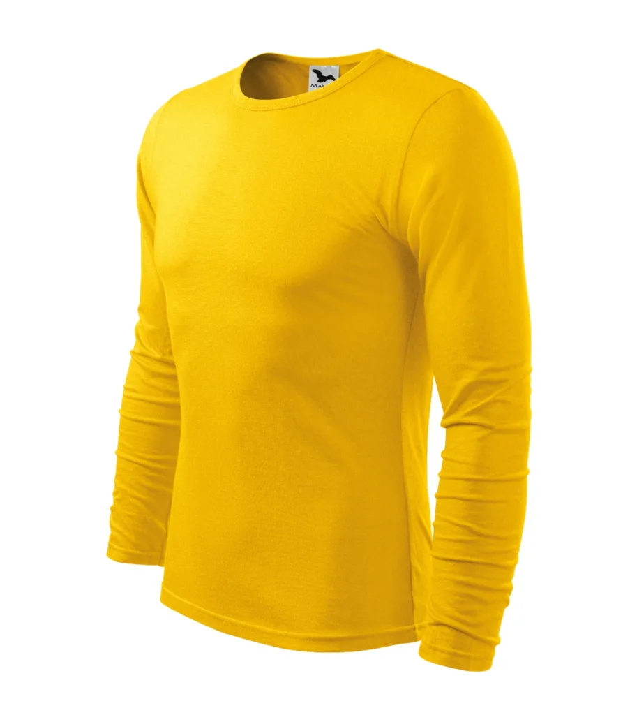 Triko MALFINI Fit-T LS 119, pánské, žlutá