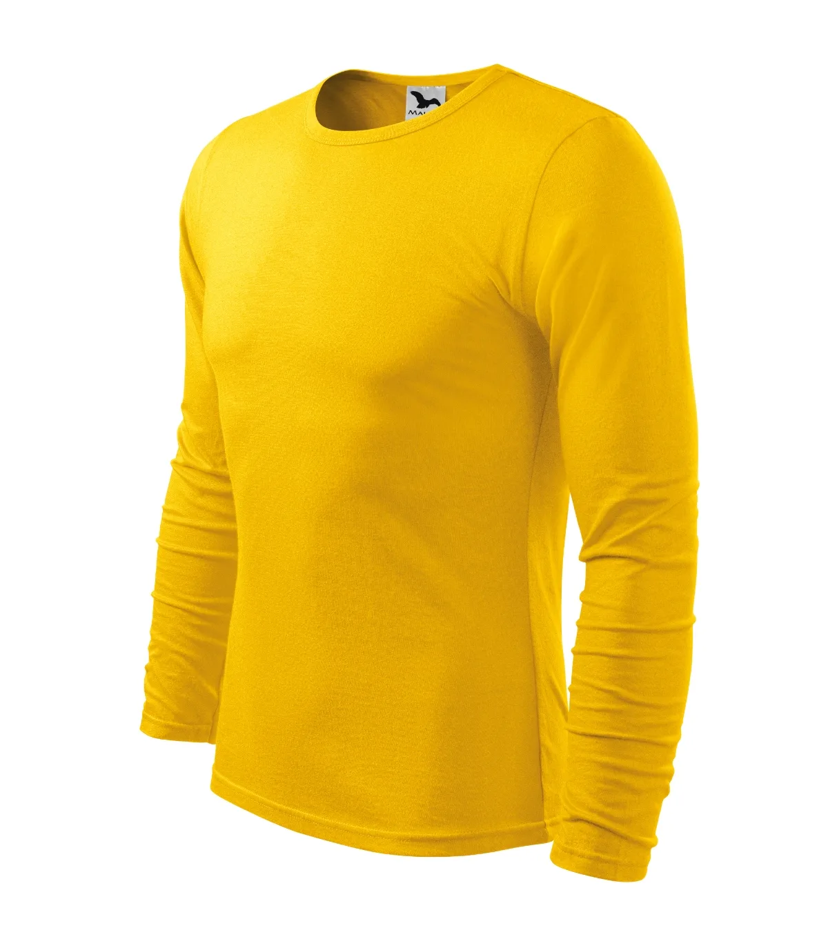 Triko MALFINI Fit-T LS 119, pánské, žlutá