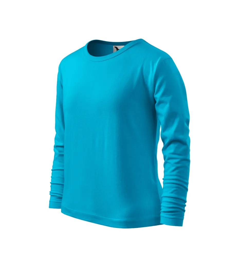 Triko MALFINI Fit-T LS 121, dětské, tyrkysová