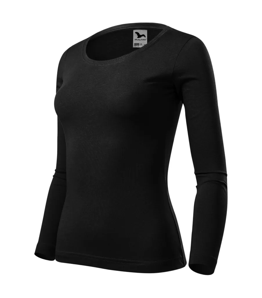 Triko MALFINI Fit-T LS 169, dámské, černá