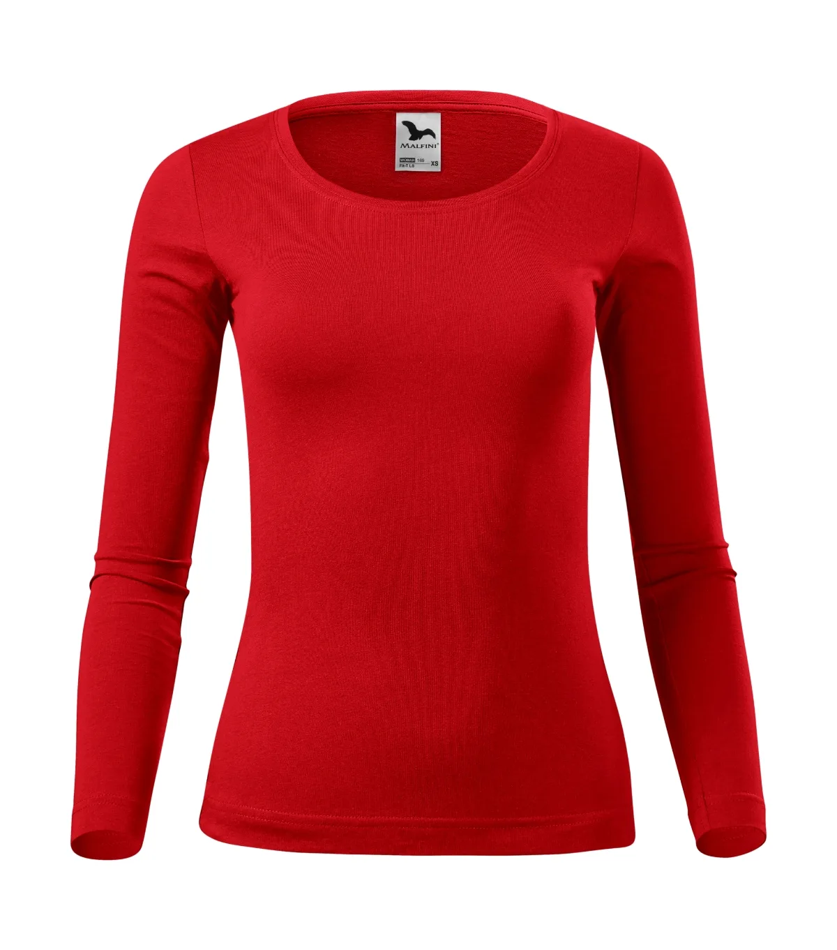 Triko MALFINI Fit-T LS 169, dámské, červená - Obrázek 2