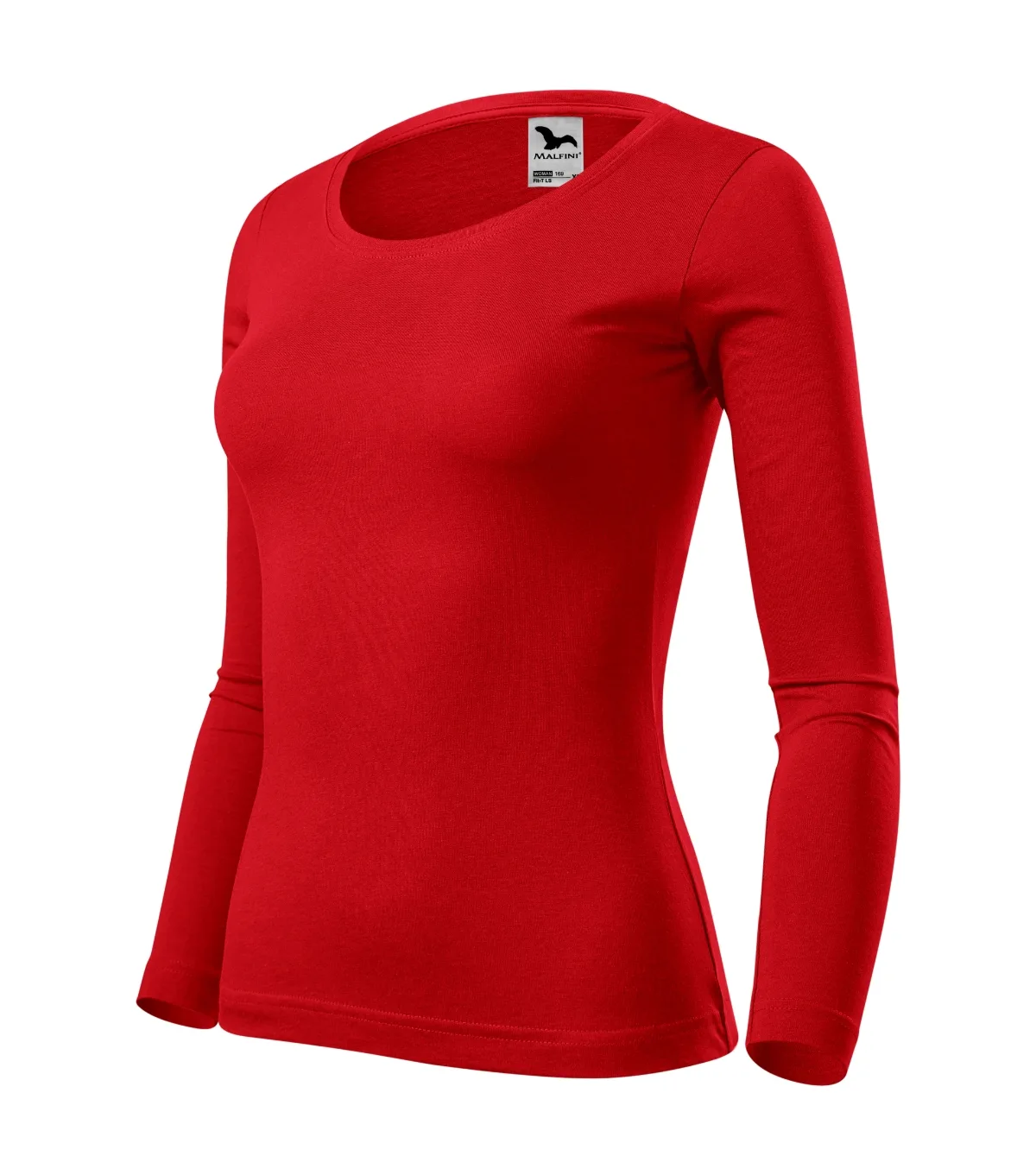 Triko MALFINI Fit-T LS 169, dámské, červená