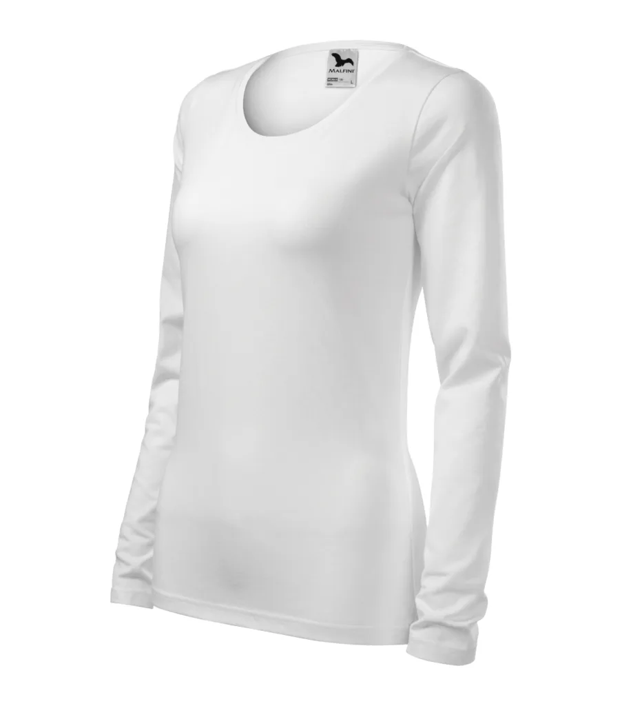 Triko MALFINI Slim 139, dámské, bílá