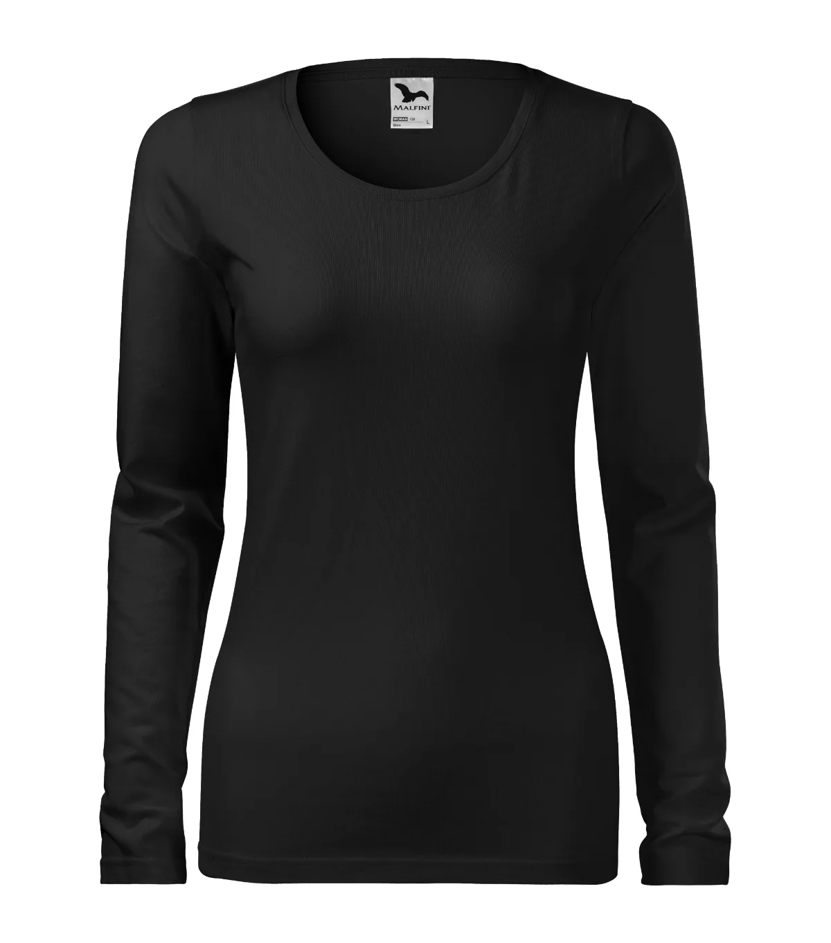Triko MALFINI Slim 139, dámské, černá - Obrázek 2
