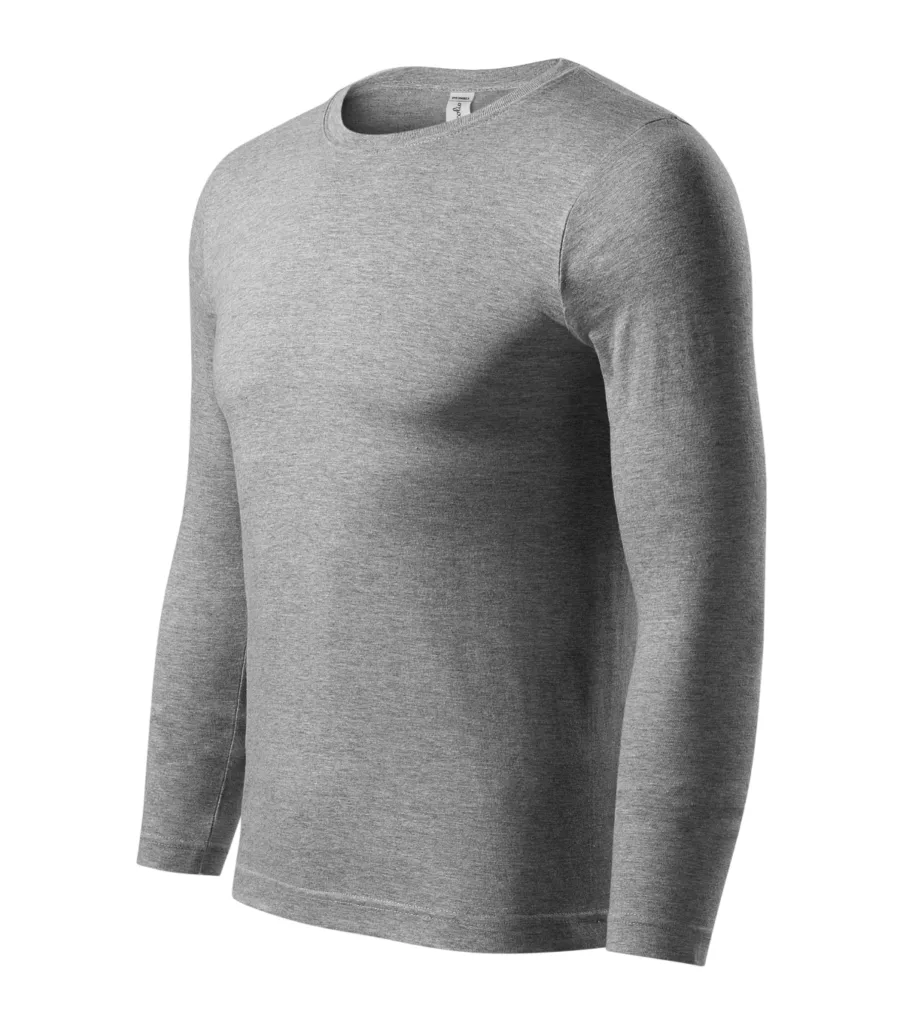 Triko PICCOLIO Progress LS P75, unisex, tmavě šedý melír