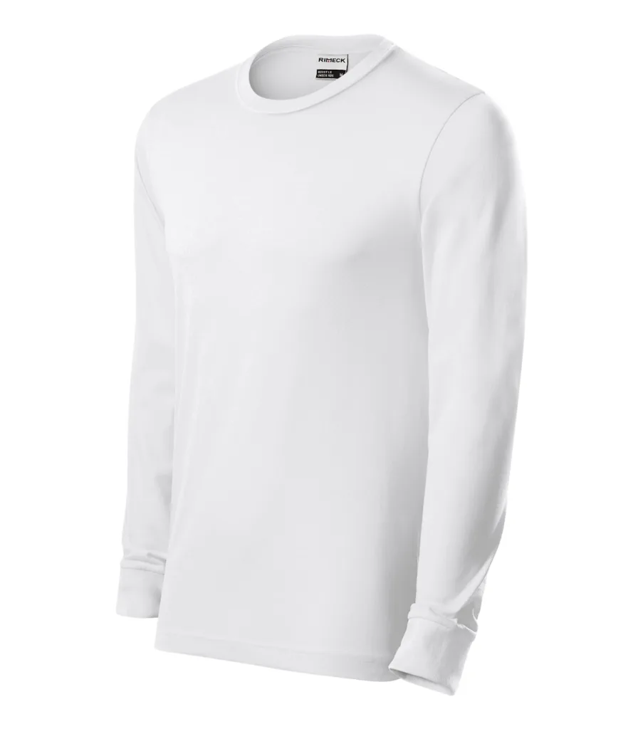 Triko RIMECK Resist LS R05, unisex, bílá