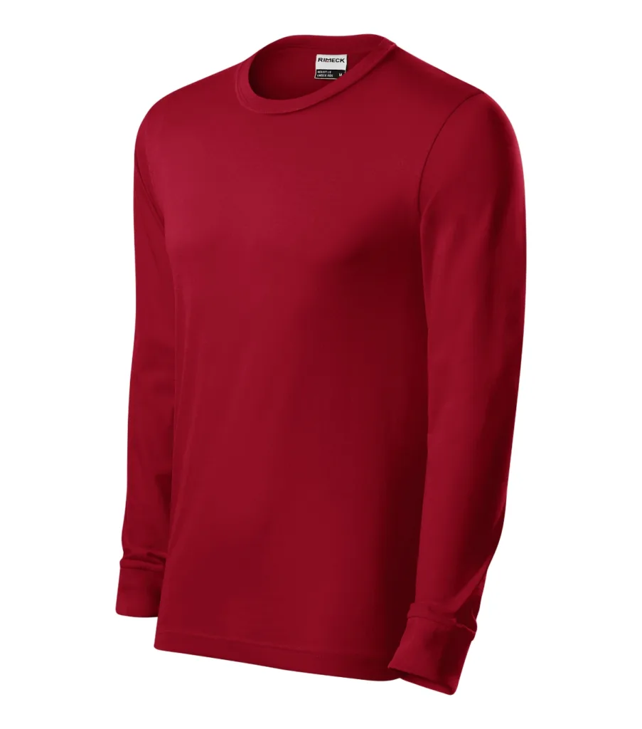 Triko RIMECK Resist LS R05, unisex, marlboro červená