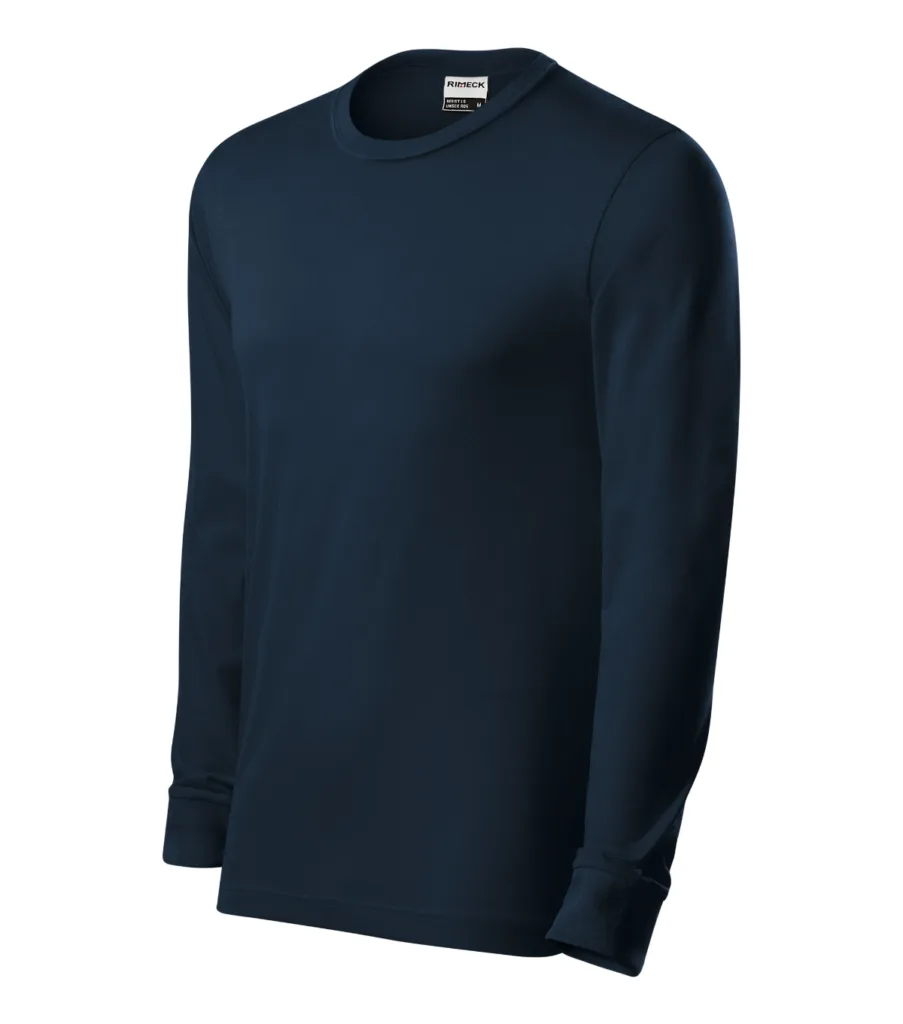 Triko RIMECK Resist LS R05, unisex, námořní modrá