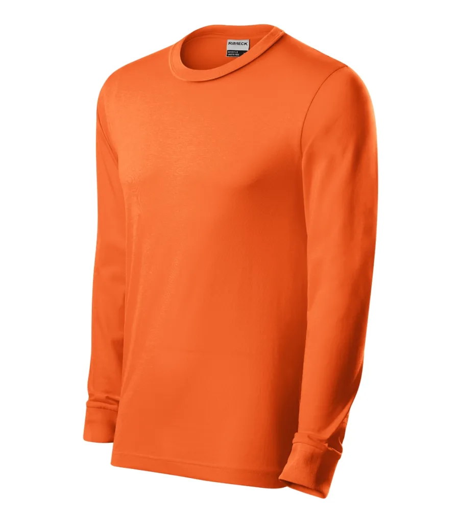 Triko RIMECK Resist LS R05, unisex, oranžová
