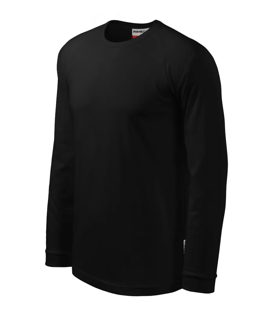 Triko RIMECK Street LS 130, unisex, černá