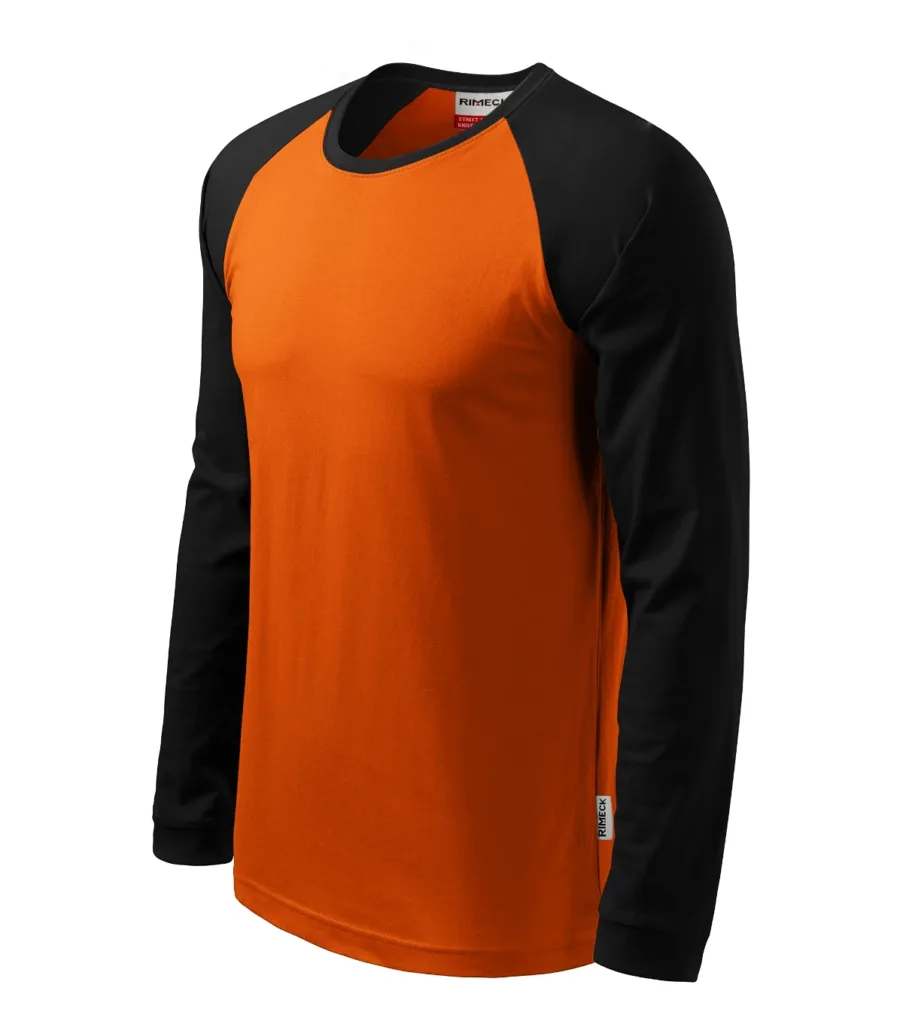 Triko RIMECK Street LS 130, unisex, oranžová