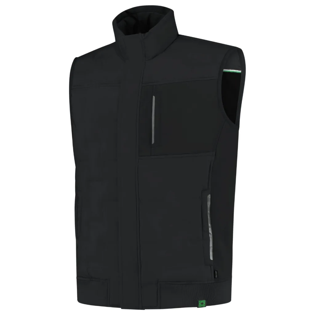 Vesta TRICORP Puffer Bodywarmer Rewear T55, unisex, černá